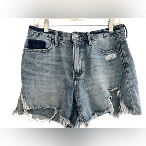 Vervet Distressed Denim Women Shorts